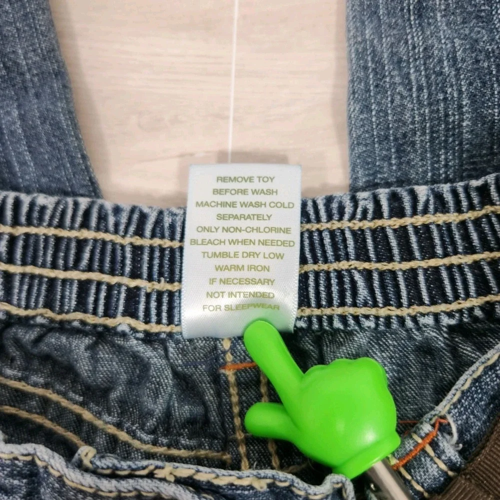 Vintage Gymboree Toddler Girls Candy Pocket Jeans Blue Denim Size 18-24months